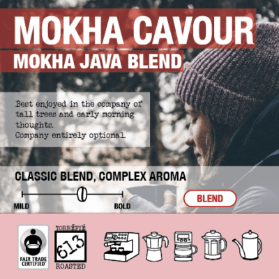 Mokha Cavour - Mokha Java Blend - Fair Trade